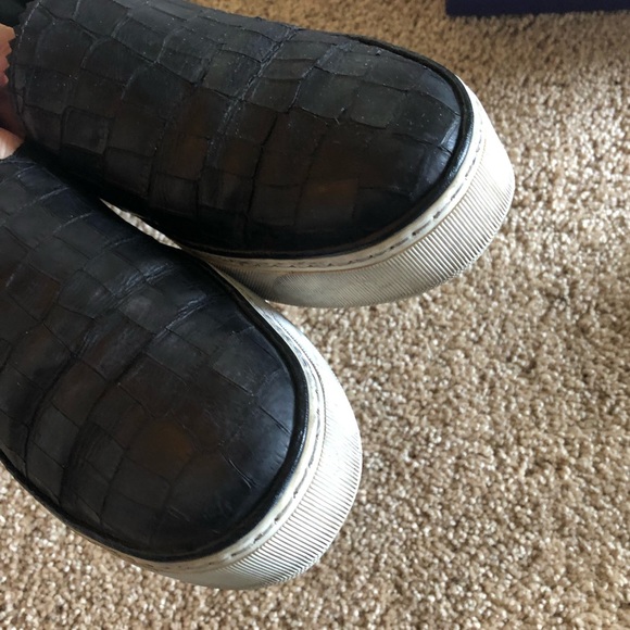 Stuart Weitzman Nuggets Nero Soft Croco Size 6.5 - Picture 4 of 7